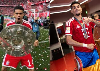 Luis Díaz se coronó campeón de la Bundesliga con el Bayern Múnich