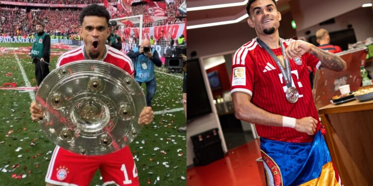 Luis Díaz se coronó campeón de la Bundesliga con el Bayern Múnich