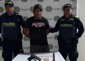 Operativo policial en Uribia dejó un capturado por porte ilegal de arma de fuego