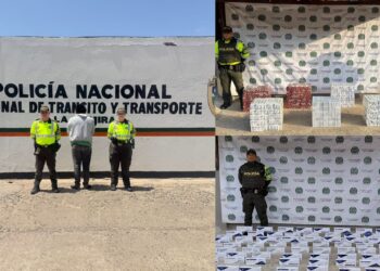 Operativos en vías de La Guajira dejan capturas, incautación de contrabando y recuperación de motocicleta hurtada