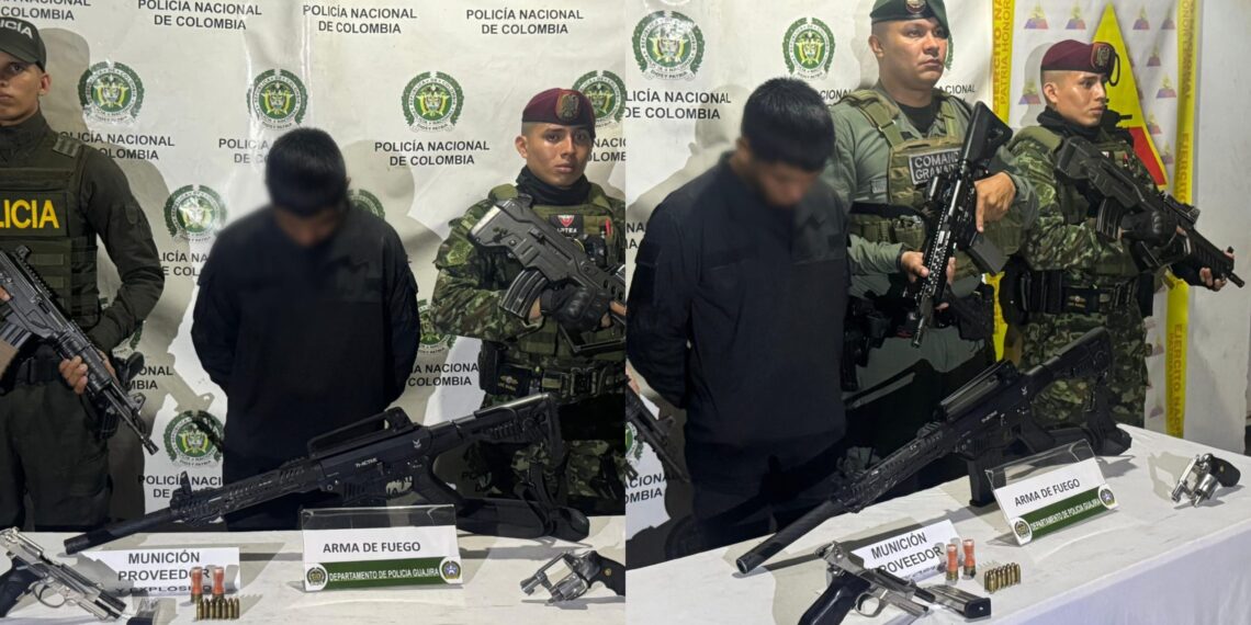 Allanamiento en Maicao deja un capturado y armas incautadas durante operativo conjunto