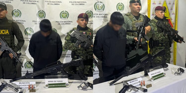 Allanamiento en Maicao deja un capturado y armas incautadas durante operativo conjunto
