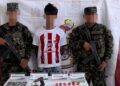 Capturan a presunto expendedor de estupefacientes vinculado al Clan del Golfo en el Cesar
