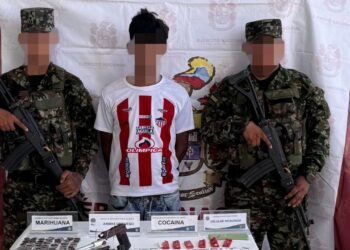 Capturan a presunto expendedor de estupefacientes vinculado al Clan del Golfo en el Cesar