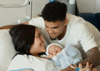 Luis Díaz y Geraldine Ponce celebran el nacimiento de su tercer hijo
