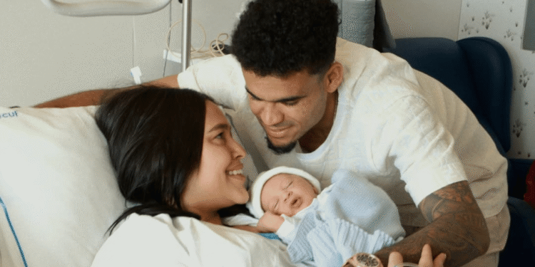 Luis Díaz y Geraldine Ponce celebran el nacimiento de su tercer hijo