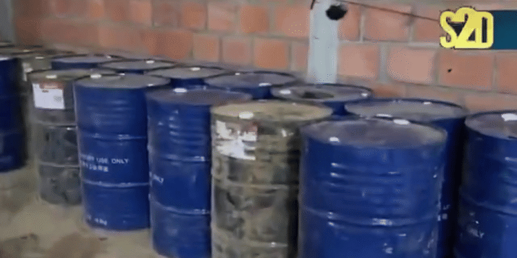 Golpe al narcotráfico: incautan más de 15 toneladas de químicos en Cesar