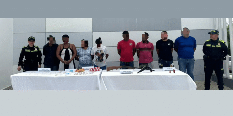 Ocho capturados dejan operativos contra homicidio y narcotráfico en el Atlántico