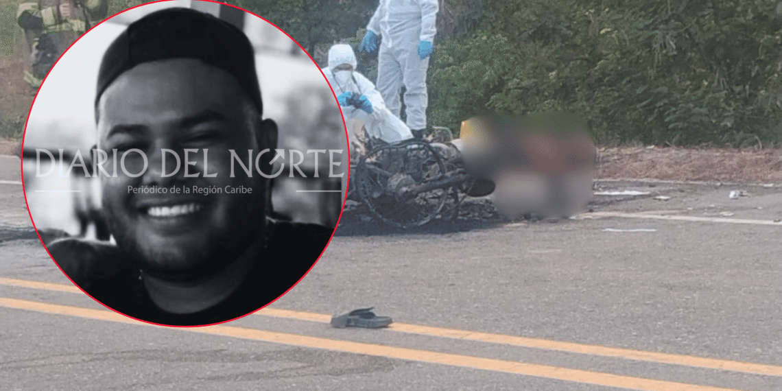Joven maicaero murió en trágico accidente de motocicletas en vía alterna al Puerto de Santa Marta