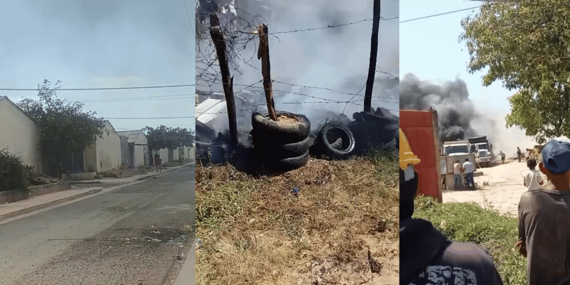 Dos incendios simultáneos causaron daños en varias viviendas de Riohacha