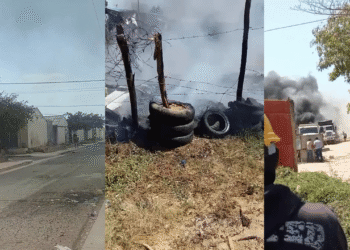 Dos incendios simultáneos causaron daños en varias viviendas de Riohacha