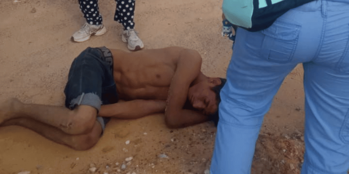Rescatan a joven desorientado hallado en antigua vía entre Maicao y Uribia