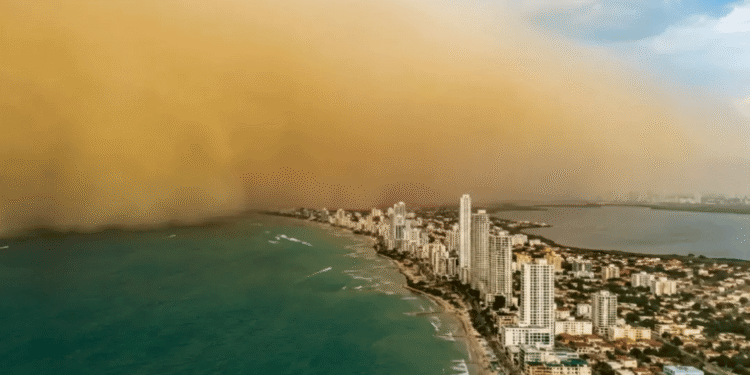 Ideam alerta por llegada de polvo del Sahara al Caribe colombiano