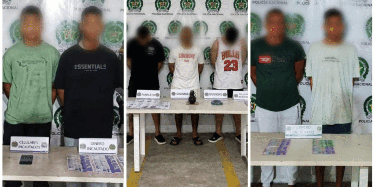 Capturan a 13 presuntos integrantes de ‘Los Costeños’ y ‘Los Pepes’ por extorsión en Barranquilla y Soledad