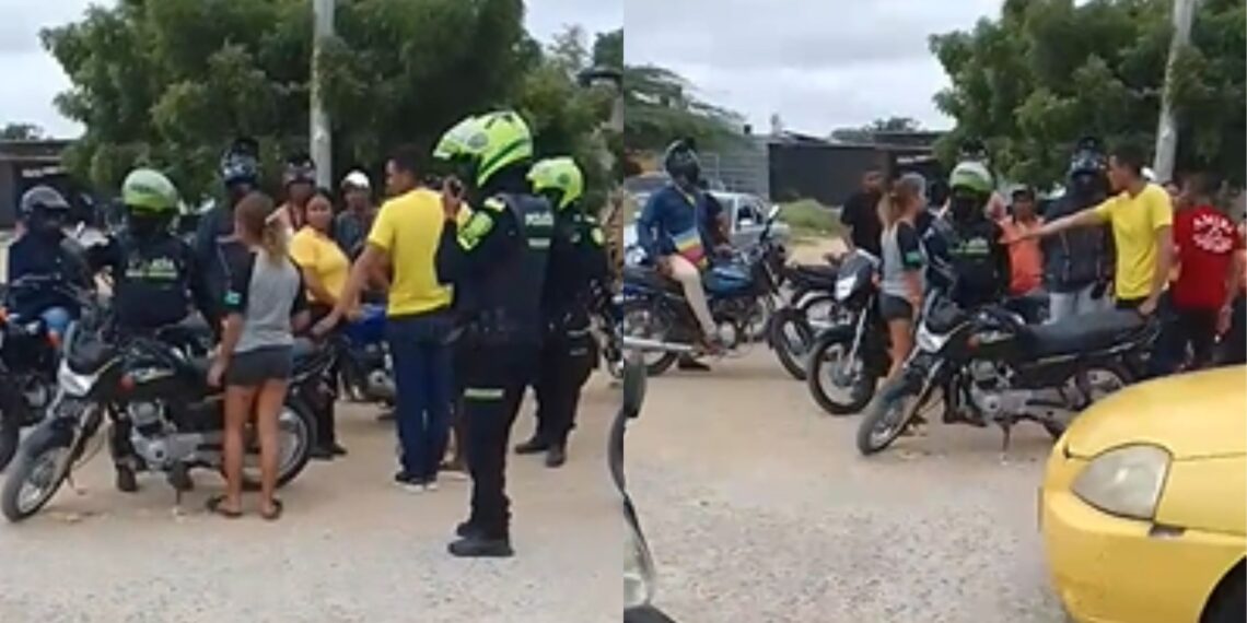 Accidente de motocicleta deja daños materiales en el barrio Las Tunas de Riohacha