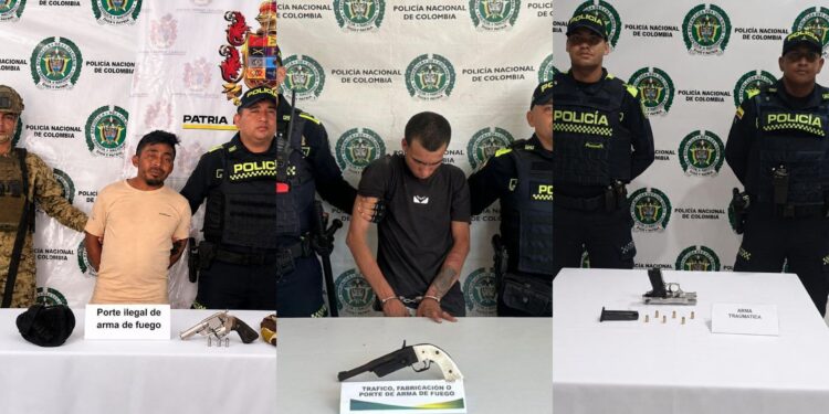 Operativos en La Guajira dejan dos capturas y la incautación de un arma traumática