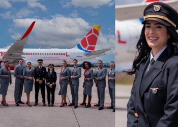 Andrea Botero, la piloto sucreña que acompañó el vuelo de la Selección Colombia rumbo al Mundial 2026
