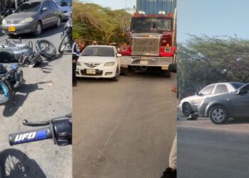 Tres accidentes de tránsito en un día dejan dos lesionados en Riohacha