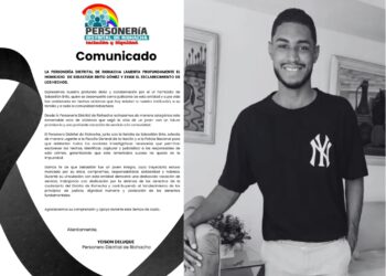 Personería de Riohacha pide celeridad en investigación por el homicidio de Sebastián Brito Gómez