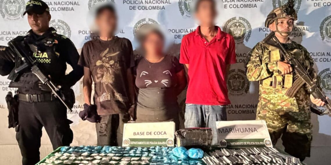 Allanamientos en Riohacha dejan tres capturados y más de 500 dosis de droga incautadas