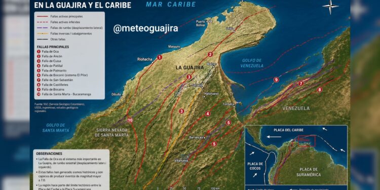 Meteoguajira descarta que terremoto en Venezuela haya alterado el riesgo sísmico inmediato en La Guajira