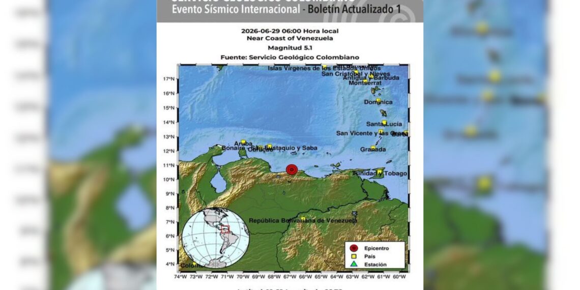 Nuevo sismo de magnitud 5,1 sacude el norte de Venezuela mientras continúan las labores de rescate