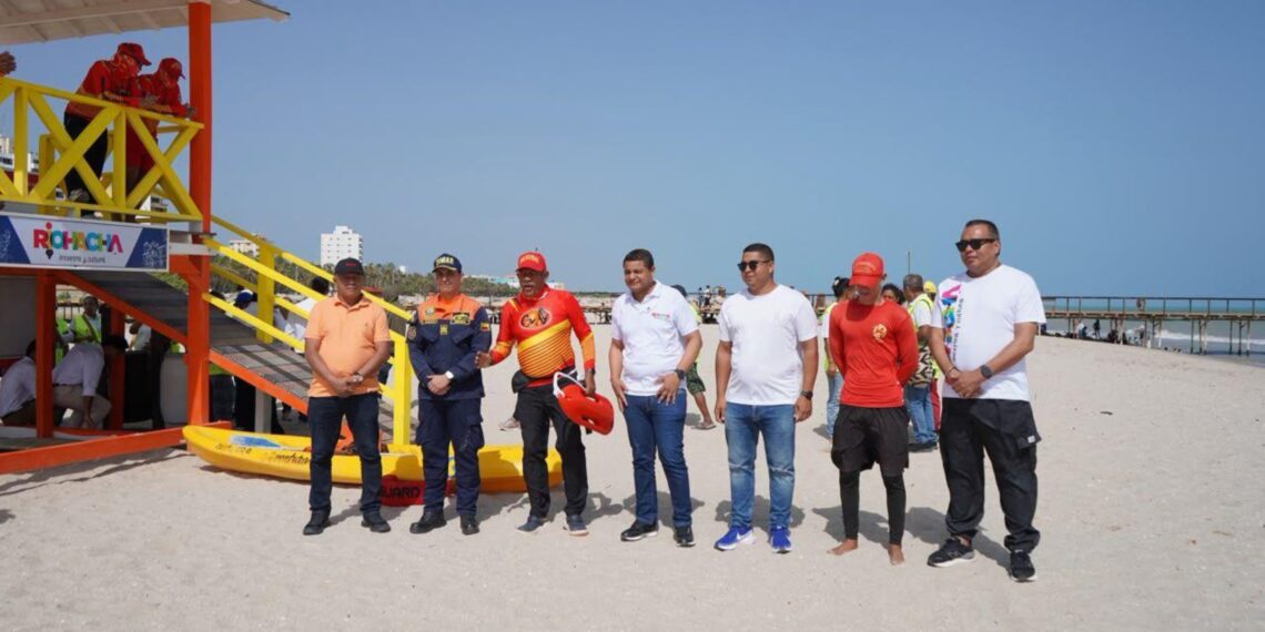 Riohacha inicia la temporada vacacional con acciones para fortalecer el turismo y la seguridad en sus playas