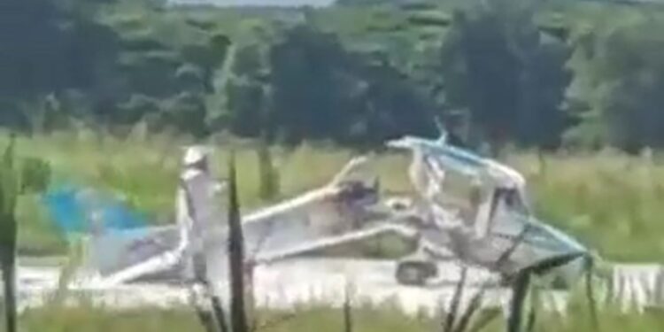 Aeronave de instrucción sufrió accidente durante aterrizaje en aeropuerto de Cartago