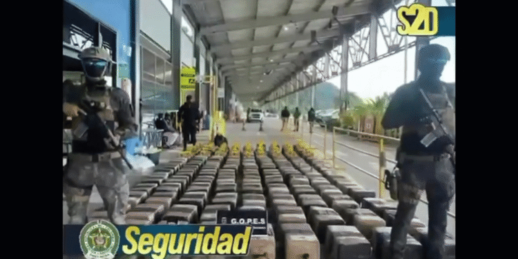 Incautan 2,6 toneladas de cocaína en operación conjunta entre Colombia y Costa Rica