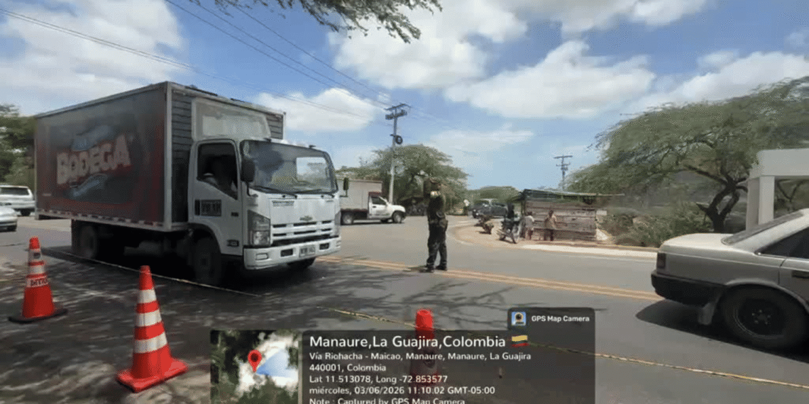 Levantan bloqueo en la vía Riohacha–Maicao tras acuerdos con comunidades wayuu