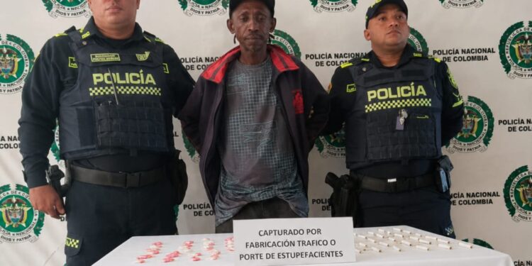 Capturan a hombre con base de coca y marihuana en Riohacha