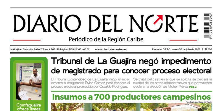Esta es nuestra edición de hoy jueves 30 de julio de 2026