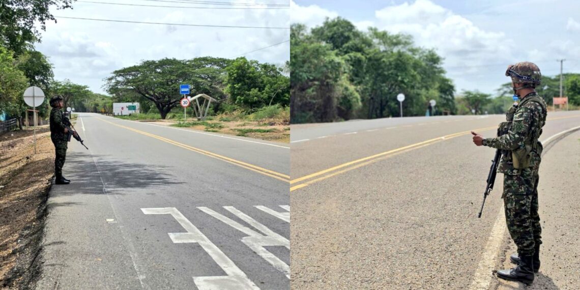 Tropas del Ejército intensifican presencia militar en vías de acceso a Uribia