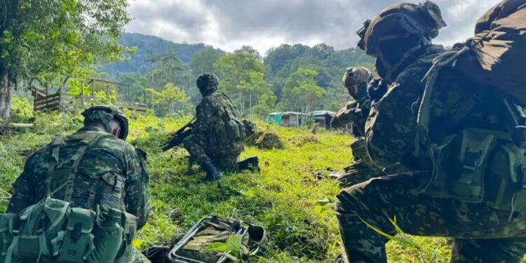 Ejército y Fuerza Aérea bombardearon estructura del Clan del Golfo en zona rural de Antioquia