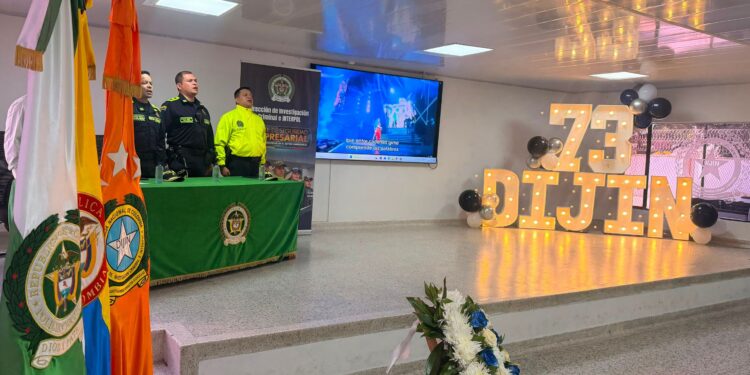 Policía de La Guajira conmemora los 73 años de la DIJIN y exalta su labor contra el crimen