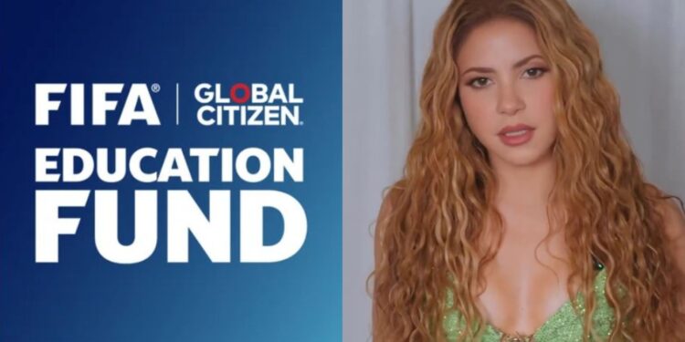 Shakira dona $500.000 dólares al Fondo de Educación de la FIFA para apoyar la educación de niños afectados en Venezuela
