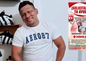 Familiares y compañeros solicitan donantes de sangre para taxista herido durante un fleteo en Riohacha