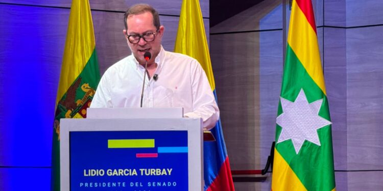 Presidente del Senado, Lidio García Turbay, presentó rendición de cuentas del período legislativo 2025-2026
