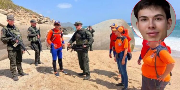 Continúa intensa búsqueda de turista alemán desaparecido en aguas del Parque Tayrona