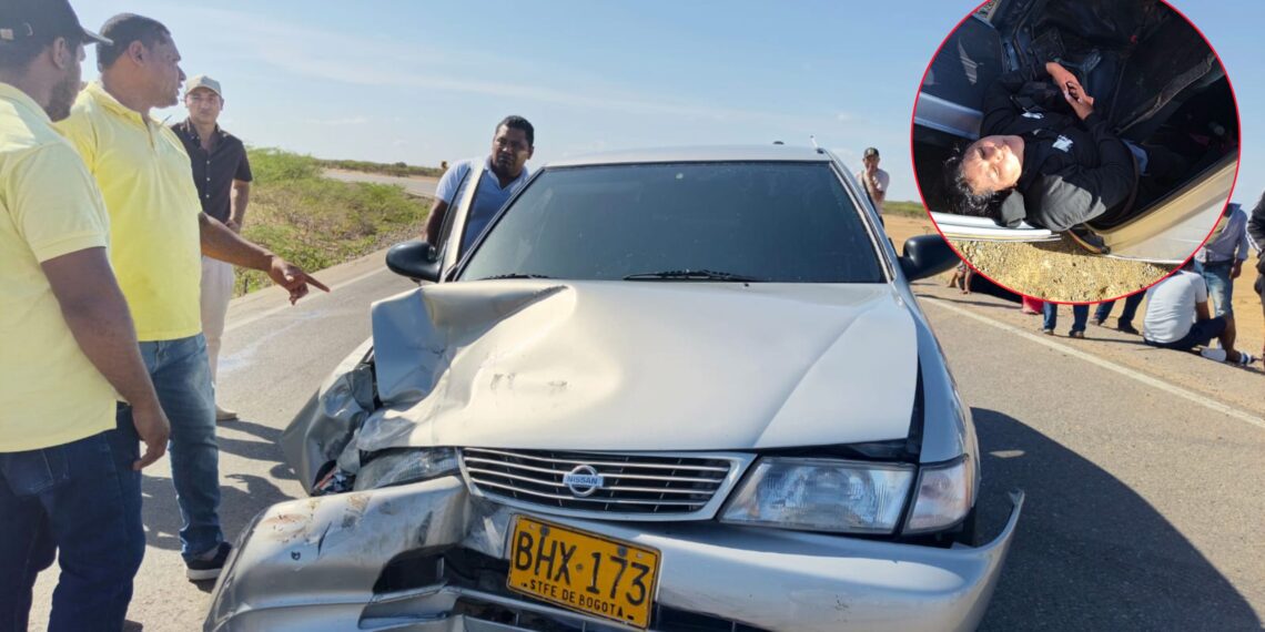 Varias personas resultaron heridas en accidente de tránsito en la vía Manaure–El Pájaro