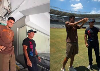 Luis Díaz visitó las obras del Metropolitano en Barranquilla: nueva fachada tendrá 74.000 luces LED