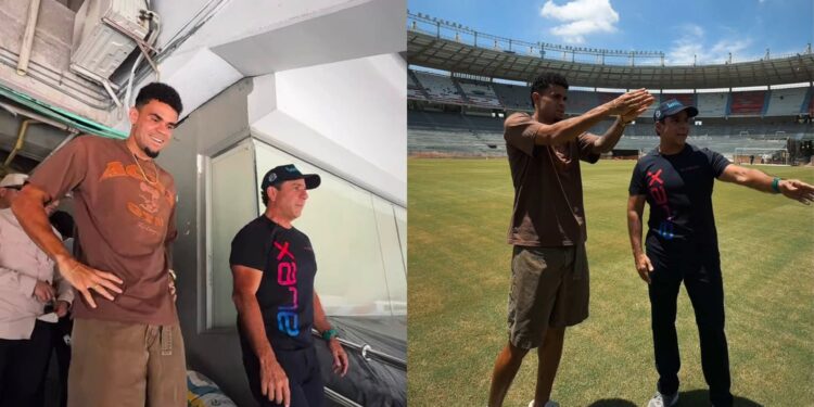 Luis Díaz visitó las obras del Metropolitano en Barranquilla: nueva fachada tendrá 74.000 luces LED