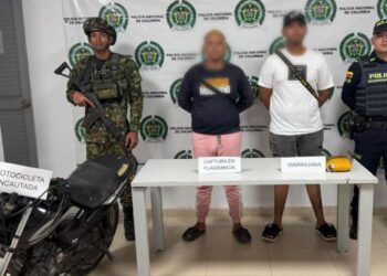 Operativo conjunto en Barrancas deja dos capturados por presunto tráfico de estupefacientes