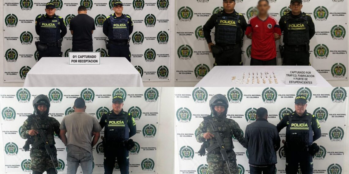 Operativos de la policía en Riohacha dejan cuatro capturados y un vehículo recuperado