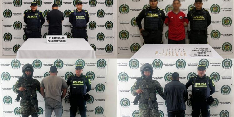 Operativos de la policía en Riohacha dejan cuatro capturados y un vehículo recuperado