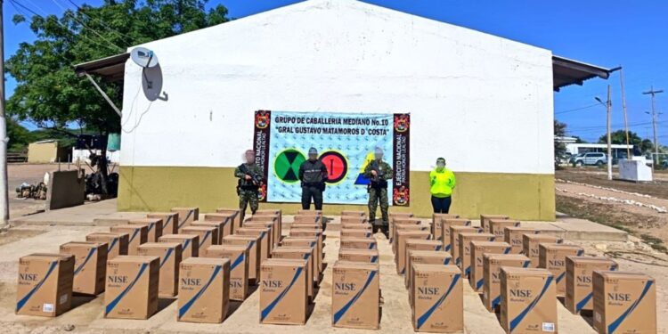Ejército incauta más de 500.000 cajetillas de cigarrillos de contrabando en Maicao