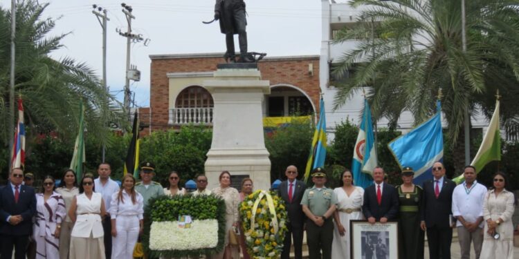 Policía de La Guajira conmemora 61 años de servicio con actos religiosos y homenajes