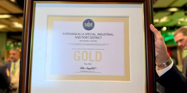 Barranquilla recibe certificación LEED Gold y se consolida como referente de sostenibilidad en Suramérica