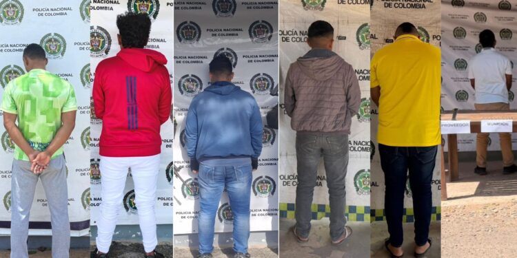 Seis capturados y dos motocicletas recuperadas dejan operativos policiales en vías de La Guajira