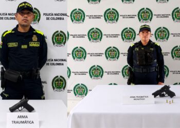 Policía incauta dos armas traumáticas en operativos realizados en Riohacha y San Juan del Cesar